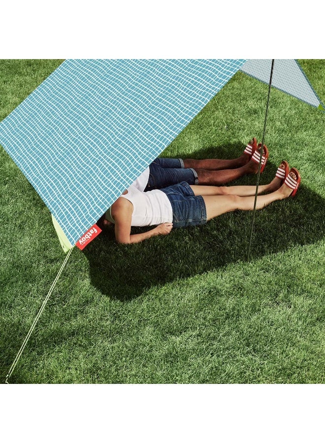 Fatboy Miasun Beach Tent |3 m² of shade | Fits 2 adults and 2 kids | cotton fabric with aluminum poles and ground pegs | Lightweight and compact | 330x190x140 cm - Venice - Image 3